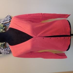 Merona size M heathered coral cardigan